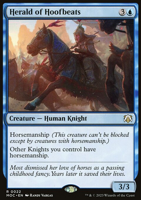 Herald of Hoofbeats [March of the Machine Commander]