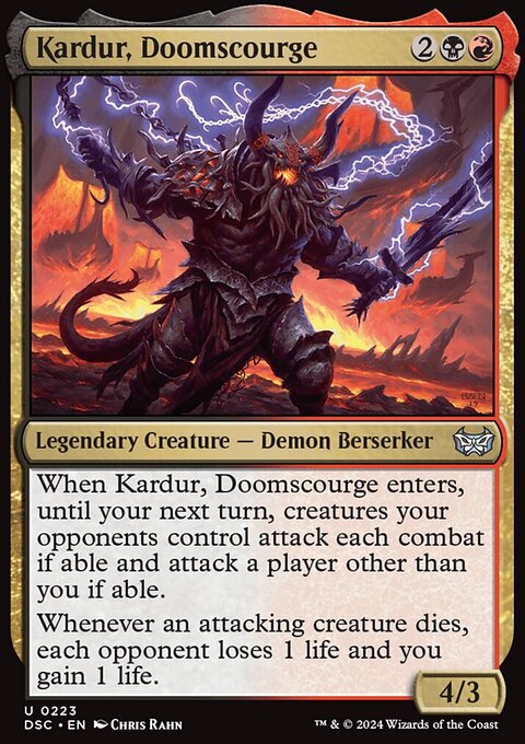 Kardur, Doomscourge [Duskmourn: House of Horror Commander]