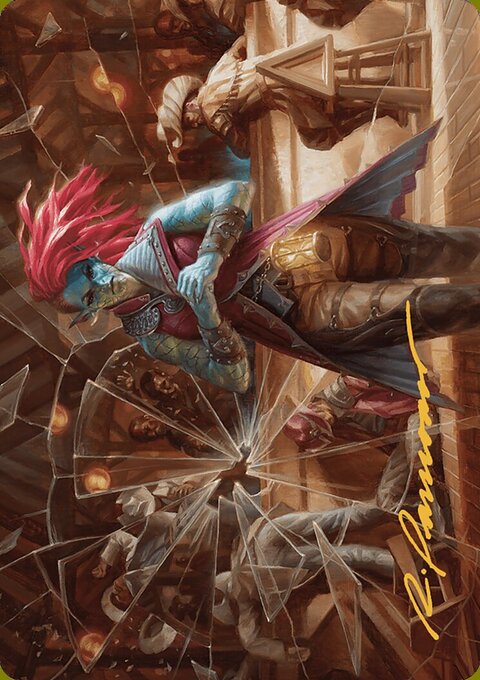 Obeka, Splitter of Seconds Art Card [Outlaws of Thunder Junction Art Series]