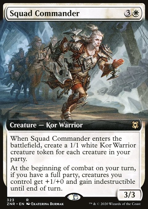 Squad Commander (Extended Art) [Zendikar Rising]