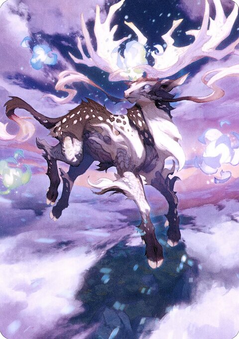 Hinata, Dawn-Crowned Art Card [Kamigawa: Neon Dynasty Art Series]