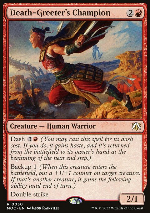 Death-Greeter's Champion [March of the Machine Commander]