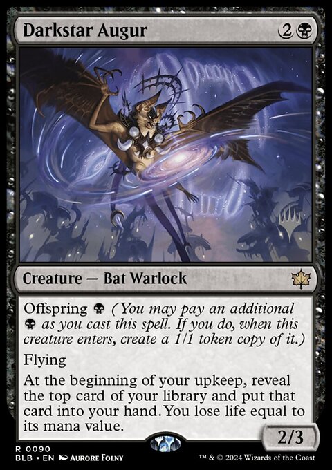 Darkstar Augur [Bloomburrow Prerelease Promos]