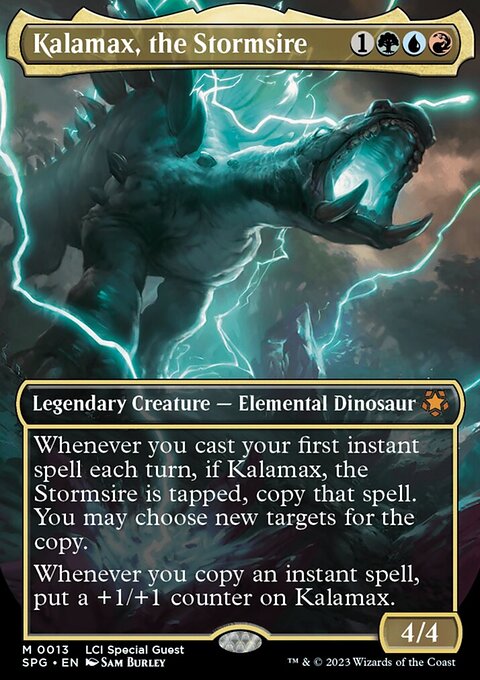 Kalamax, the Stormsire (Borderless) [The Lost Caverns of Ixalan Special Guests]