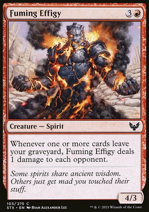 Fuming Effigy [Strixhaven: School of Mages]