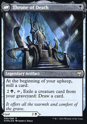 Egon, God of Death // Throne of Death [Kaldheim Prerelease Promos]