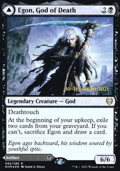 Egon, God of Death // Throne of Death [Kaldheim Prerelease Promos]