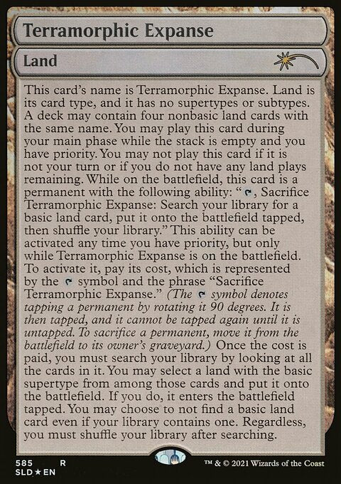 Terramorphic Expanse (Full Text) [Secret Lair Drop Promos]