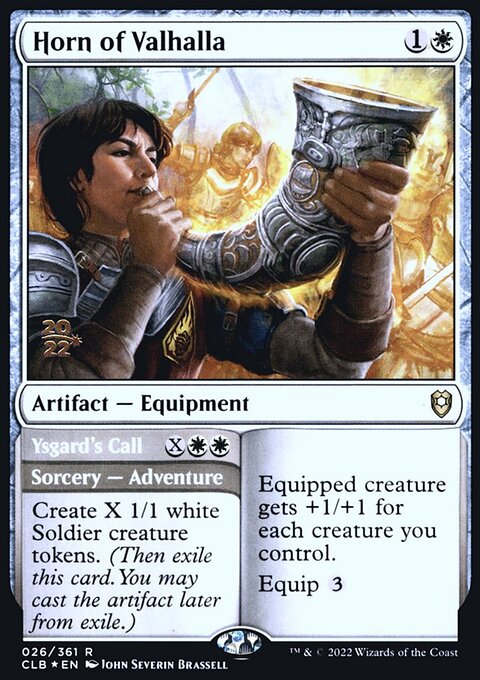 Horn of Valhalla // Ysgard's Call [Commander Legends: Battle for Baldur's Gate Prerelease Promos]