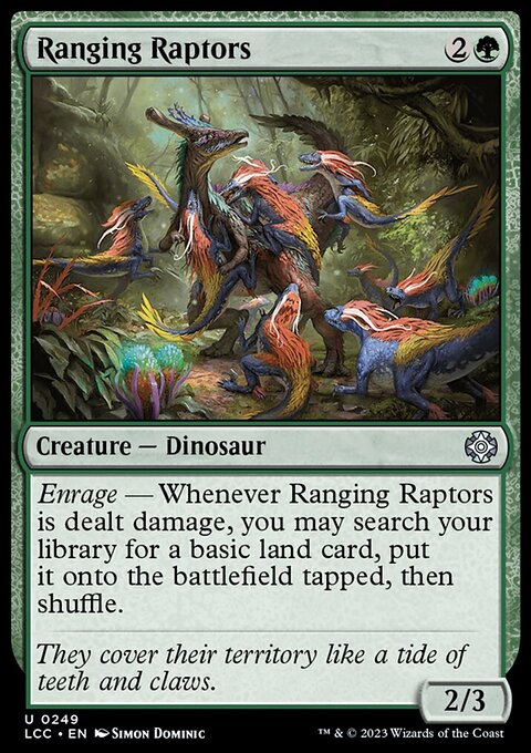 Ranging Raptors [The Lost Caverns of Ixalan Commander]