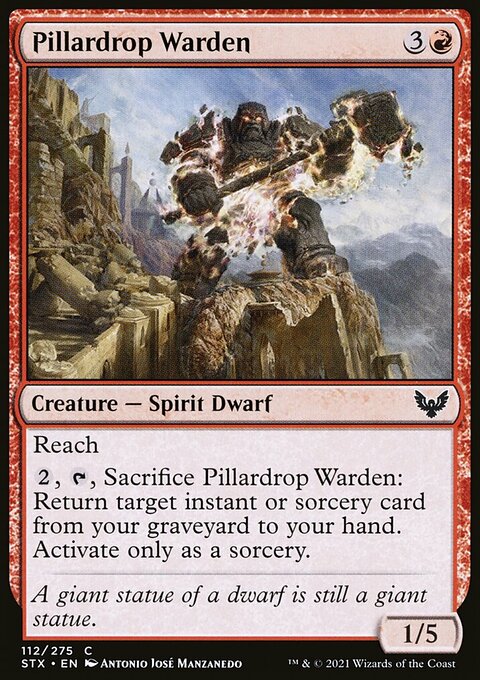 Pillardrop Warden [Strixhaven: School of Mages]