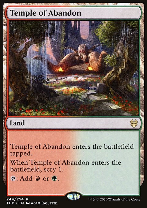 Temple of Abandon (Promo Pack) [Theros Beyond Death Promos]