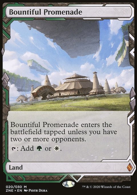 Bountiful Promenade (Expeditions) [Zendikar Rising Expeditions]