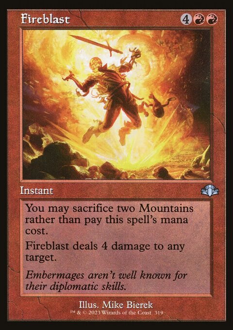 Fireblast (Retro) [Dominaria Remastered]