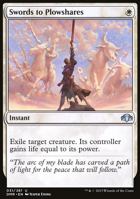 Swords to Plowshares [Dominaria Remastered]