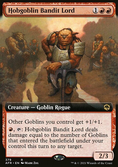 Hobgoblin Bandit Lord (Extended Art) [Dungeons & Dragons: Adventures in the Forgotten Realms]