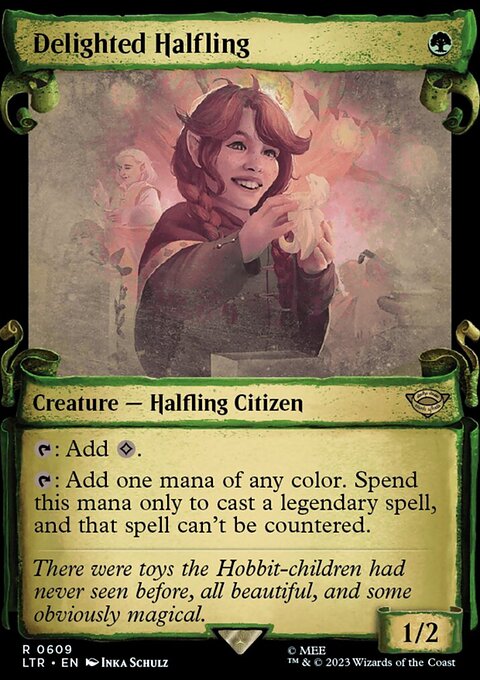 Delighted Halfling [The Lord of the Rings: Tales of Middle-Earth Showcase Scrolls]