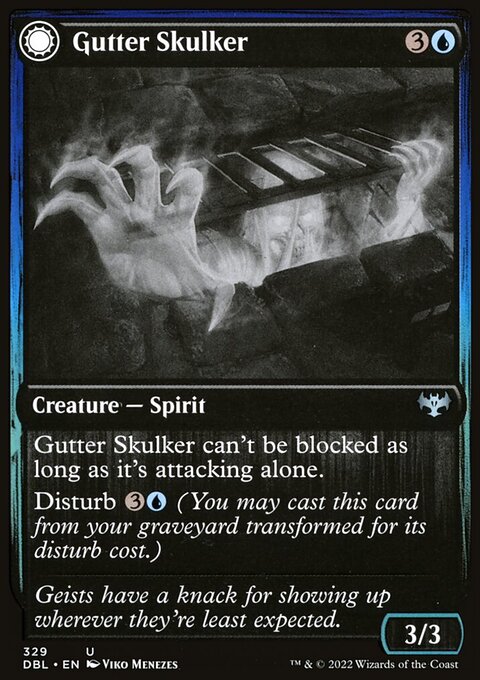 Gutter Skulker // Gutter Shortcut [Innistrad: Double Feature]