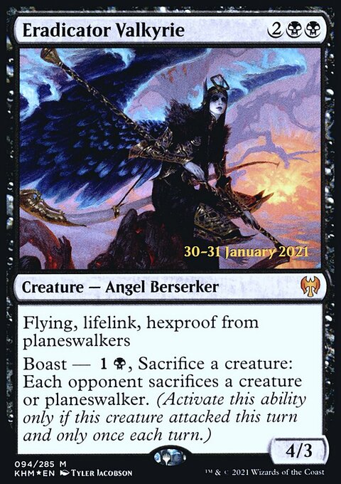 Eradicator Valkyrie [Kaldheim Prerelease Promos]