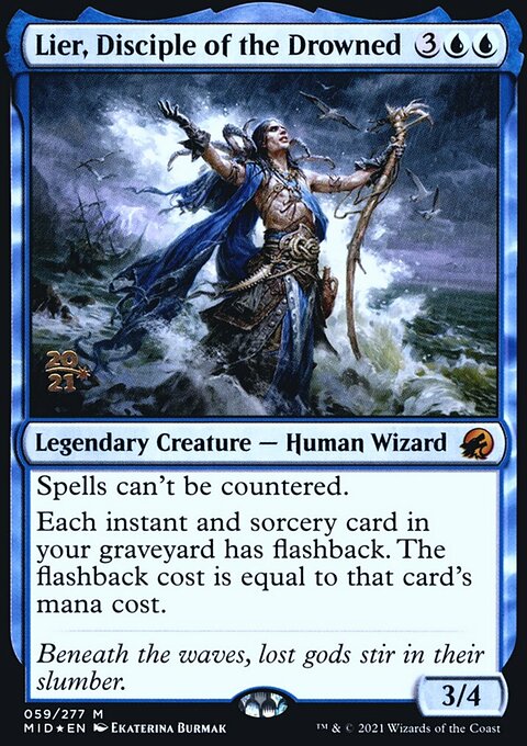 Lier, Disciple of the Drowned [Innistrad: Midnight Hunt Prerelease Promos]