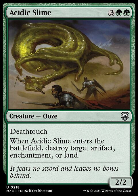 Acidic Slime (Ripple Foil) [Modern Horizons 3 Commander]