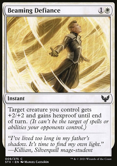 Beaming Defiance [Strixhaven: School of Mages]