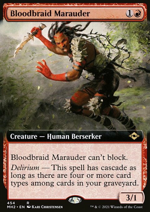 Bloodbraid Marauder (Extended Art) [Modern Horizons 2]