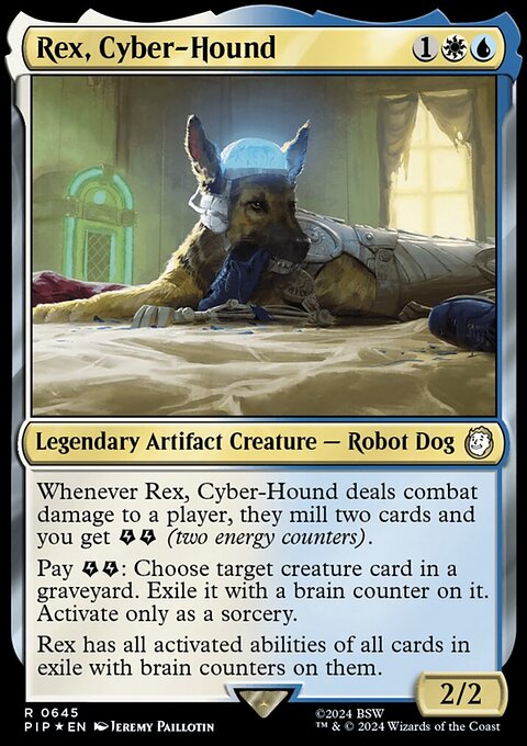 Rex, Cyber-Hound (Surge Foil) [Fallout]