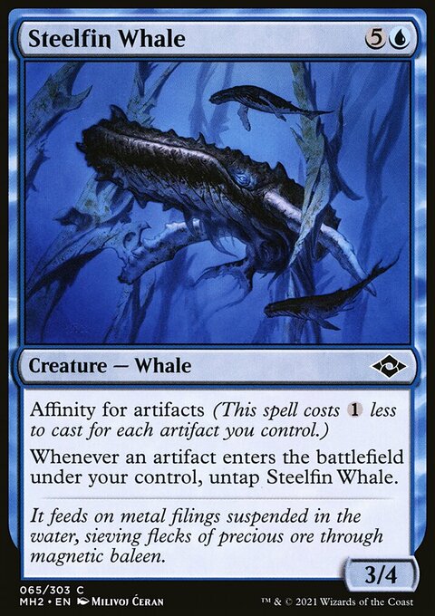 Steelfin Whale [Modern Horizons 2]