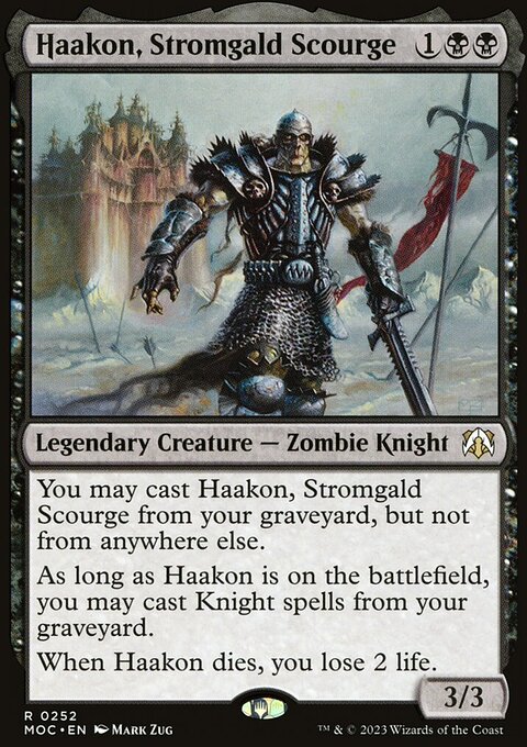 Haakon, Stromgald Scourge [March of the Machine Commander]