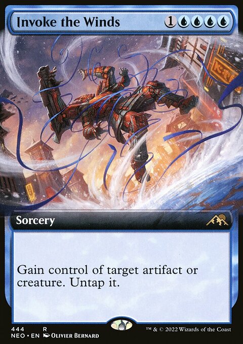 Invoke the Winds (Extended Art) [Kamigawa: Neon Dynasty]