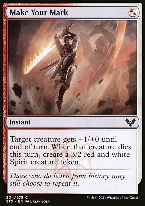 Make Your Mark [Strixhaven: School of Mages]