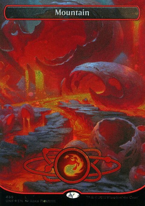 Mountain (489) (Planetary Space-ic Land) (Galaxy Foil) [Unfinity]