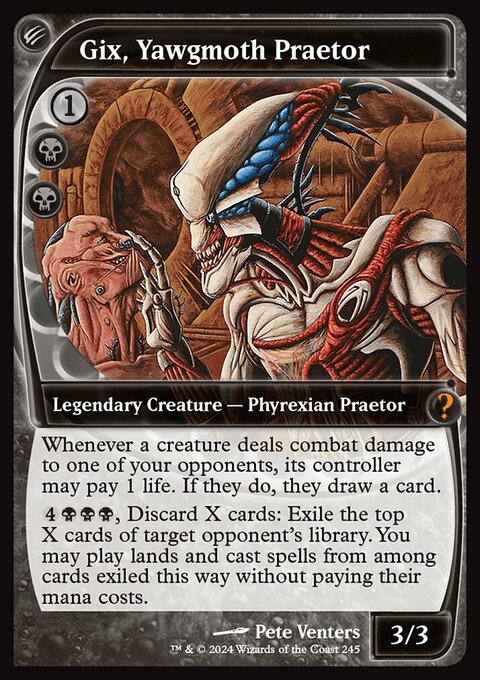 Gix, Yawgmoth Praetor (Future Sight) [Mystery Booster 2]