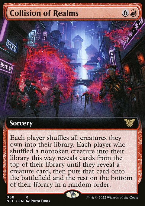 Collision of Realms (Extended Art) [Kamigawa: Neon Dynasty Commander]