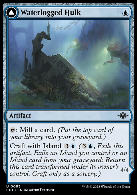 Waterlogged Hulk // Watertight Gondola [The Lost Caverns of Ixalan]