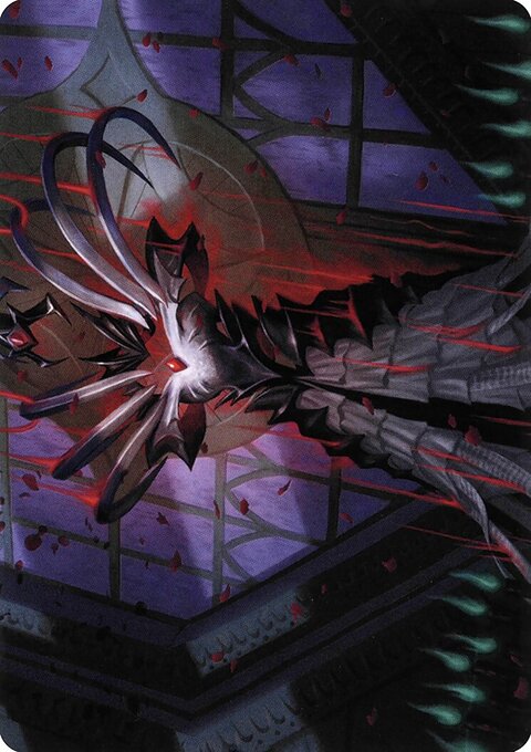 Bride's Gown Art Card (Gold-Stamped Signature) [Innistrad: Crimson Vow Art Series]