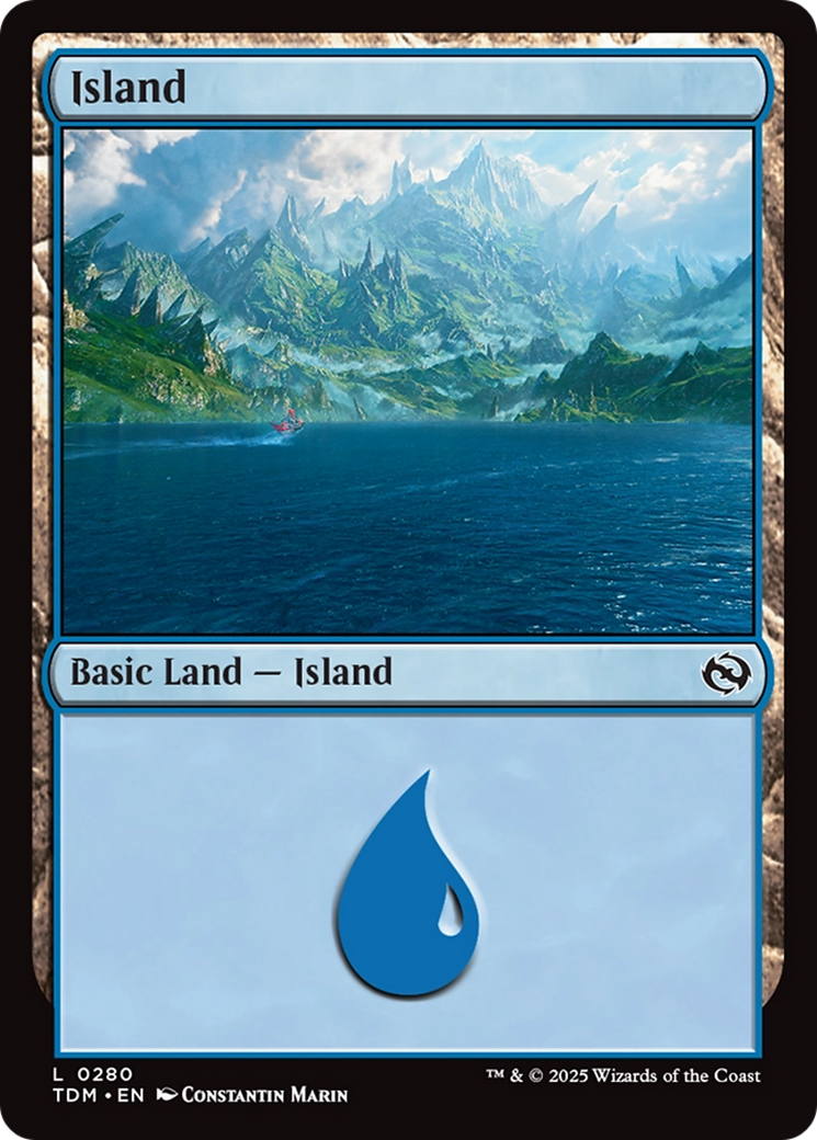 Island (0280) [Tarkir: Dragonstorm]