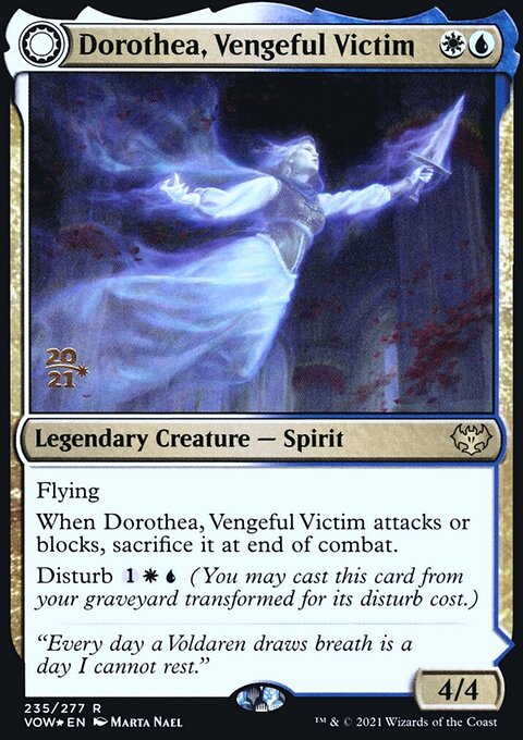Dorothea, Vengeful Victim // Dorothea's Retribution [Innistrad: Crimson Vow Prerelease Promos]