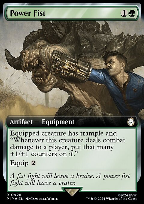 Power Fist (Extended Art) (Surge Foil) [Fallout]