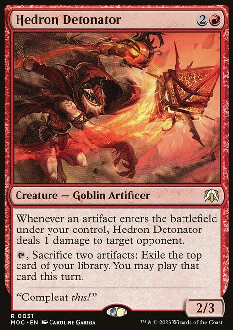 Hedron Detonator [March of the Machine Commander]