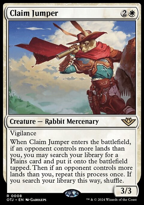 Claim Jumper (Promo Pack) [Outlaws of Thunder Junction Promos]
