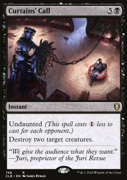 Curtains' Call [Commander Legends: Battle for Baldur's Gate]