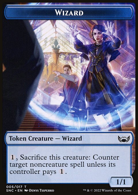 Wizard Token [Streets of New Capenna Tokens]