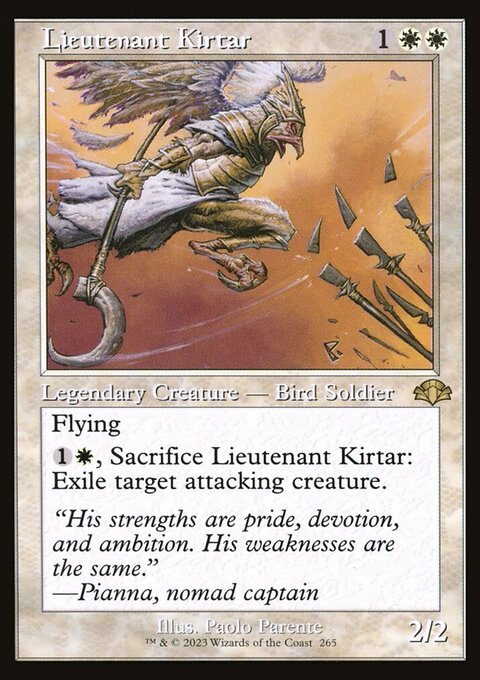 Lieutenant Kirtar (Retro) [Dominaria Remastered]