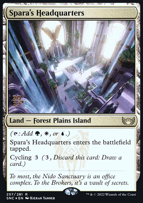 Spara's Headquarters [Streets of New Capenna Prerelease Promos]