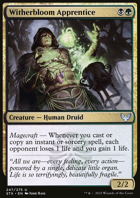 Witherbloom Apprentice [Strixhaven: School of Mages]