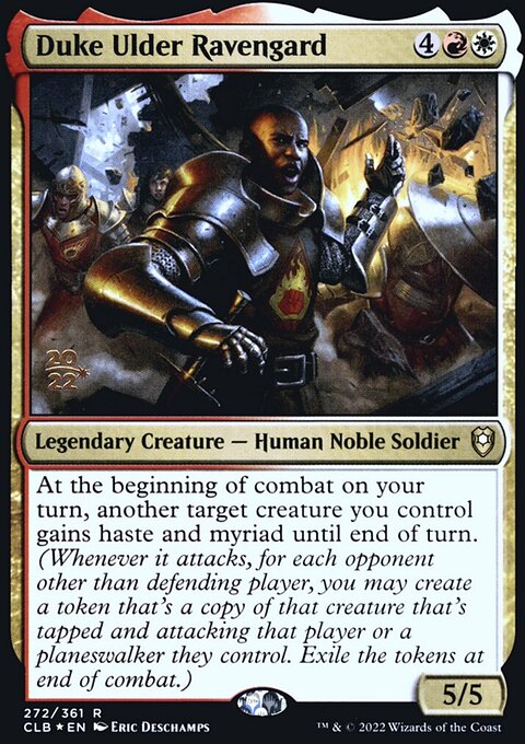 Duke Ulder Ravengard [Commander Legends: Battle for Baldur's Gate Prerelease Promos]