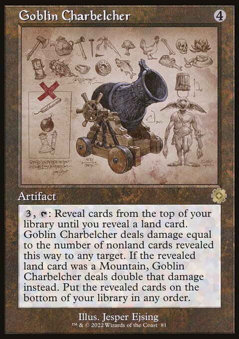 Goblin Charbelcher (Retro Schematic) (Serialized) [The Brothers' War Retro Artifacts]