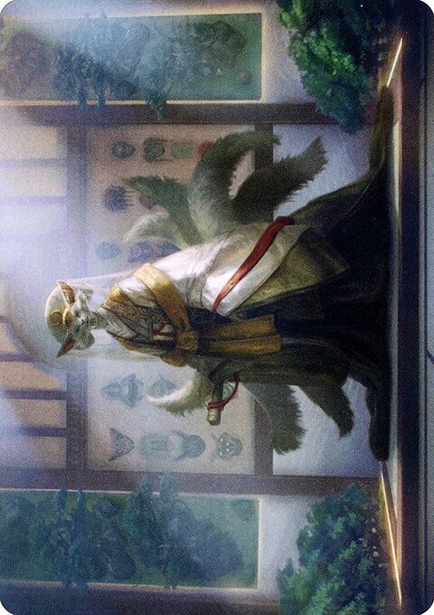 Light-Paws, Emperor's Voice Art Card (Gold-Stamped Signature) [Kamigawa: Neon Dynasty Art Series]